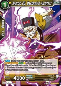 Android 20, Mastermind Architect [BT9-054] Hot on Sale