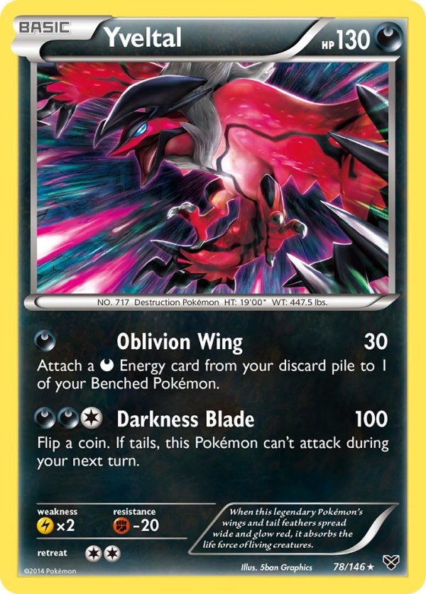 Yveltal (78 146) (Theme Deck Exclusive) [XY: Base Set] For Sale