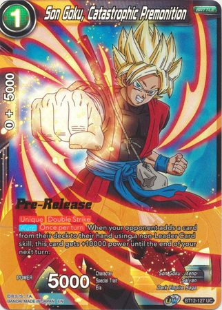 Son Goku, Catastrophic Premonition (BT12-127) [Vicious Rejuvenation Prerelease Promos] Supply