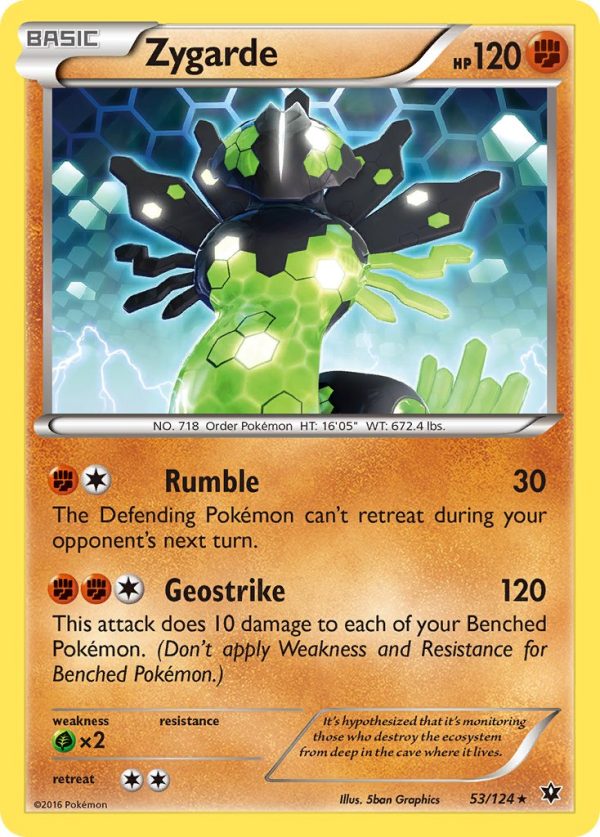 Zygarde (53 124) (Theme Deck Exclusive) [XY: Fates Collide] For Sale