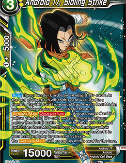 Android 17, Sibling Strike (Uncommon) [BT13-109] Online Sale