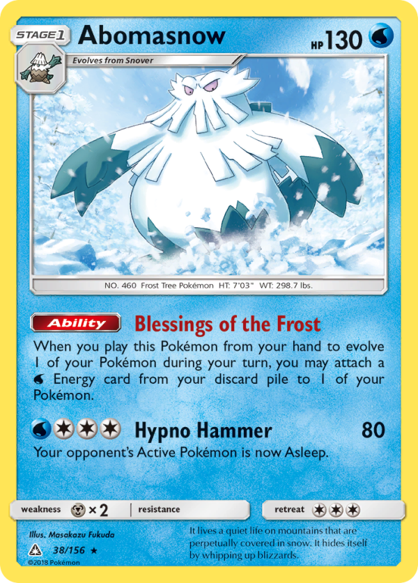 Abomasnow (38 156) [Sun & Moon: Ultra Prism] Online Sale