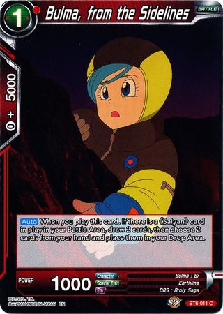 Bulma, from the Sidelines [BT6-011] Discount