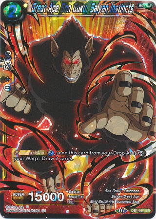 Great Ape Son Goku, Saiyan Instincts (DB1-064) [Dragon Brawl] Discount