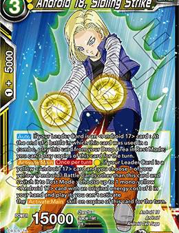 Android 18, Sibling Strike (Uncommon) [BT13-111] For Cheap