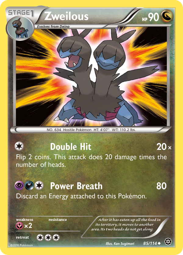 Zweilous (85 114) [XY: Steam Siege] Cheap