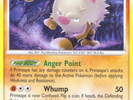 Primeape (27 106) [Diamond & Pearl: Great Encounters] Online Hot Sale