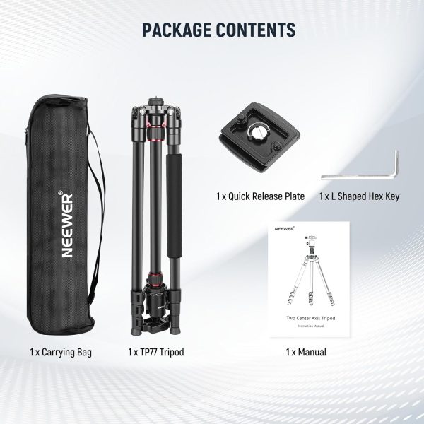 NEEWER 77 inch Camera Tripod Monopod for DSLR with Panoramic Ball Head Hot on Sale