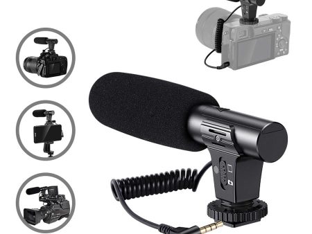 HRIDZ KTG-1 Video Recording Microphone with Spring Cable Plug and Play Mic Online Hot Sale