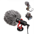 Hridz MG1 Cardioid Shotgun Lavalier Microphone For Camera Smartphone Supply