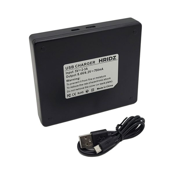 Hridz DU07 Dual Charger For Panasonic CGA-DU06 CGA-DU07 A CGR-DU06 CGR-DU07 Sale