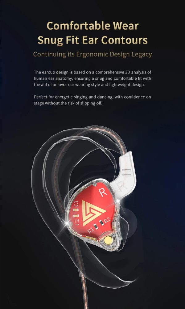 QKZ AKX HIFI Heavy Bass In-Ear Earphones With Mic IEM Level 3.5mm Headphone DMX Online Sale