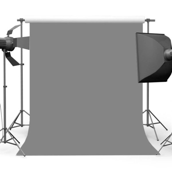 Gray 2Mx3M Hridz Muslin Backdrops for Photography Cloth Screen Photo Background Color Chromakey for Studio Video Wedding Ceremony Home Decoration Hot on Sale