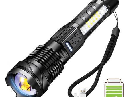 A76 XHP50 LED Flashlight – 2300 Lumens, USB Rechargeable, Waterproof, 7 Modes for Camping & Outdoor Adventures Online Sale