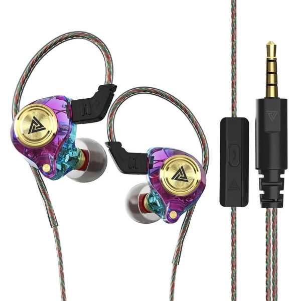 AK3 Wired In-Ear Monitor Earphone with Microphone HiFi Music Monitor Bass Headphone Online Hot Sale