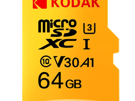 Kodak Micro SD Card Memory Card Class 10 64GB U3 4K High Speed Cartao De Memoria Flash Memory TF Mecard C10 Discount