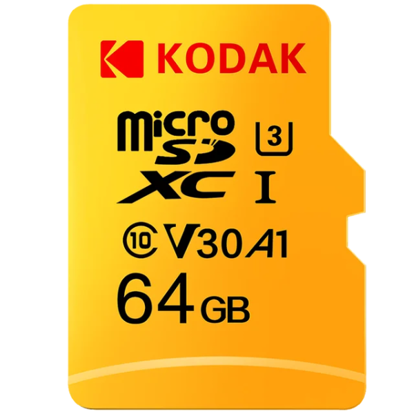 Kodak Micro SD Card Memory Card Class 10 64GB U3 4K High Speed Cartao De Memoria Flash Memory TF Mecard C10 Discount