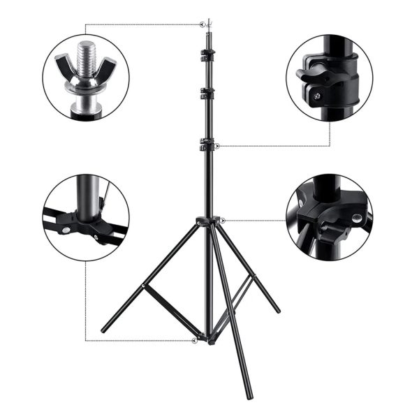 Heavy Duty Backdrop Support System 2.6m*3m for Photography Background Video Studio For Cheap