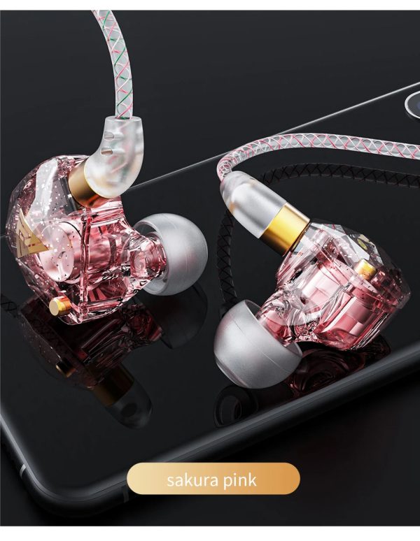 QKZ SK8 Wired Headset HIFI Dynamic Stereo Heavy Bass 3.5MM AUX In Ear Monitor Earphone Game Sport Music Headphones With MIC Online Sale