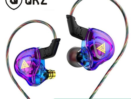 QKZ DMX HIFI Heavy Bass In-Ear Earphones With Mic IEM Level 3.5mm Headphone For Sale