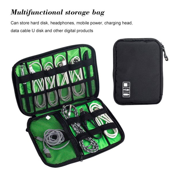 Hridz Digital Storage Bag USB Data Cable Organizer For Earphone Wire Bag Pen Power Bank Travel Kit For Cheap