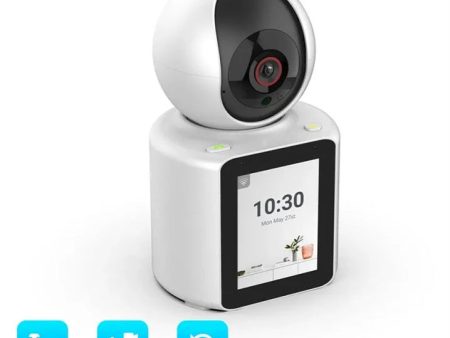 WiFi Camera Visual Screen Dual-Way intercom Desktop Rotate Surveillance Cameras IP Camera For Discount