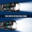 Ultra Bright Torch Powerful GT10 High beam LED Rechargable Flashlight Waterproof Camping Fishing For Discount